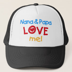 Casquette Nana et le papa m'aiment
