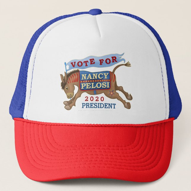 Casquette Nancy Pelosi pour la présidente 2020 Démocrate Don (Devant)