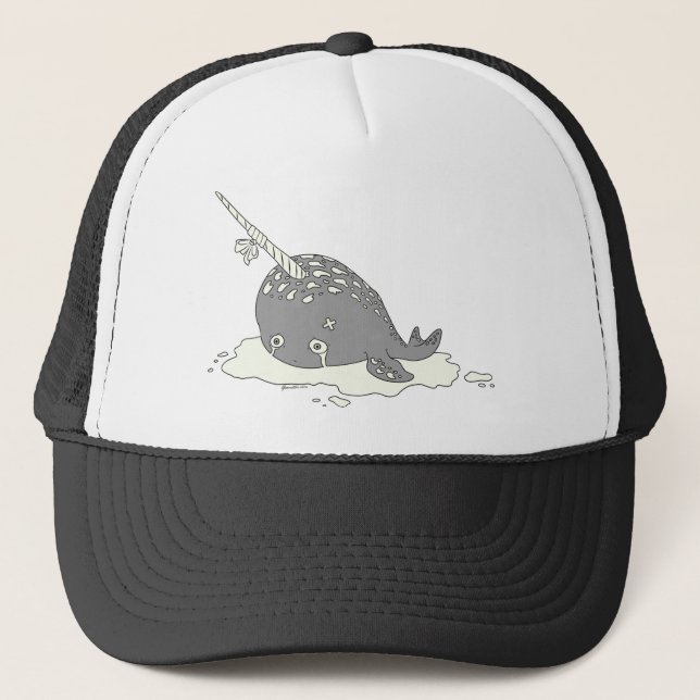 Casquette Narwhal triste (Devant)