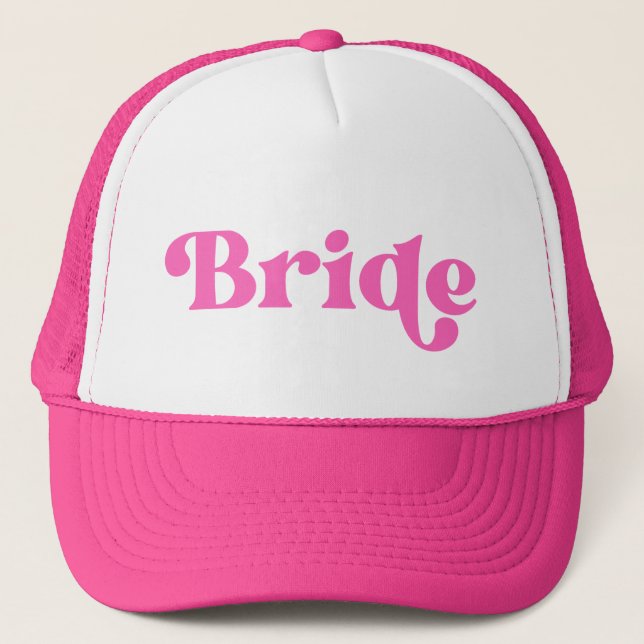 Casquette Nashville Bride Bachelorette Weekend Trucker Chape (Devant)