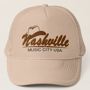 Casquette Nashville Country Music Trucker Chapeau