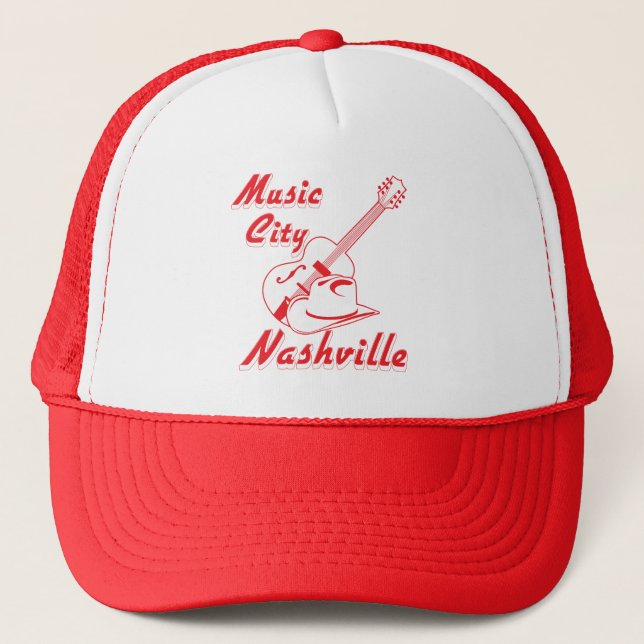 Casquette Nashville. Ville de musique (Devant)