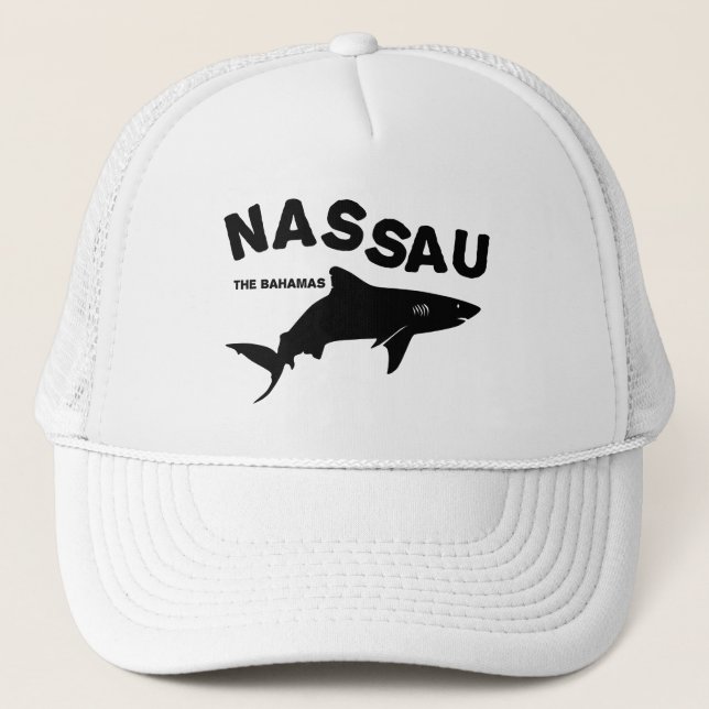 Casquette Nassau - Les Bahamas Shark Diving T-Shirt (Devant)