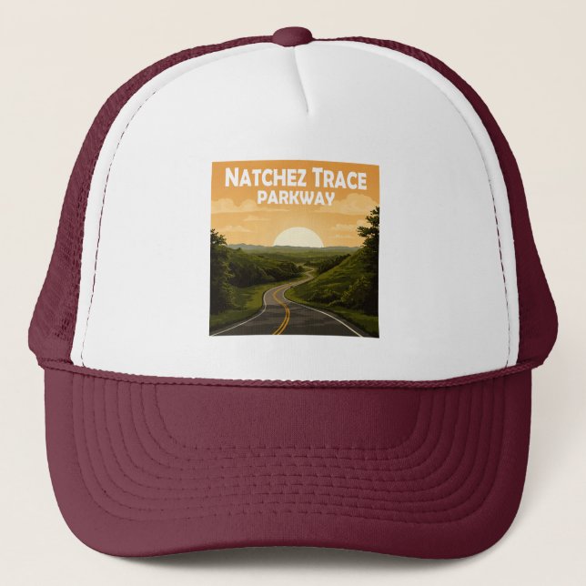 Casquette Natchez Trace Parkway Mississippi Paysage (Devant)