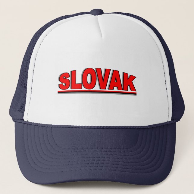 Casquette Nationalités - "slovaque " (Devant)