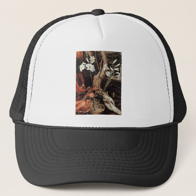 CASQUETTE NATIVITÉ AVEC DES LILLES BLANCHES - MAGIE DE NOËL (Devant)