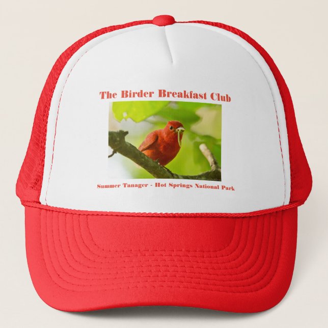 Casquette Nature Photographie été Tanager Birder (Devant)