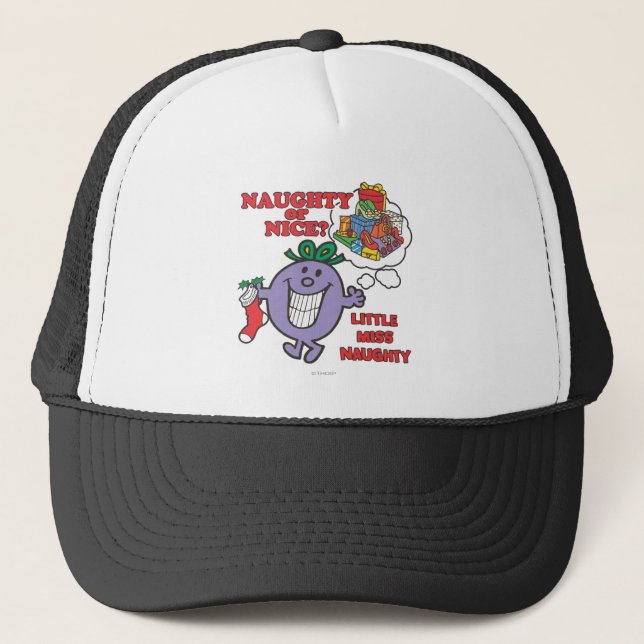 Casquette Naughty Ou Nice ? (Devant)