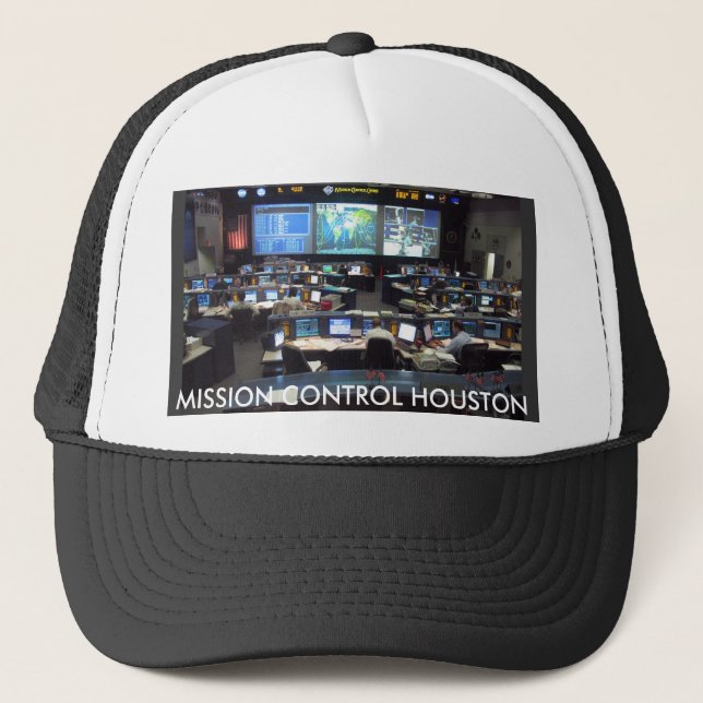 Casquette Navette de Centre de contrôle de la mission, (Devant)