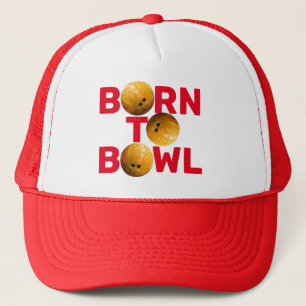 Casquette Né À Bowl Bowler Bowling Fun