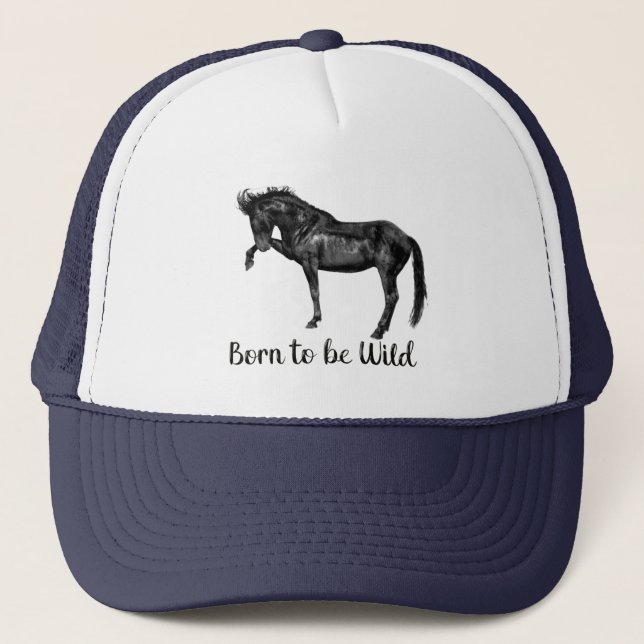 Casquette Né à l'état sauvage (Devant)