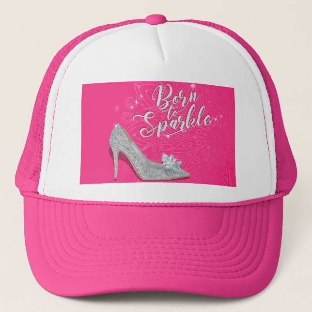 Casquette Né à Sparkle Cendrillon Chaussure Parties scintill (Devant)