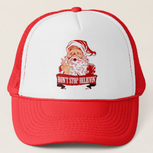 Casquette Ne cessez pas de croire au Père Noël