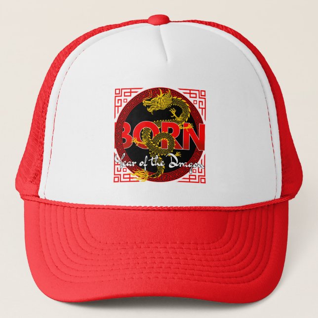 Casquette Né dans l'année du dragon (Devant)