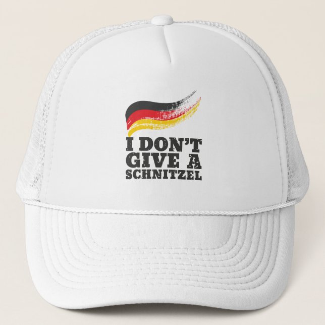 Casquette Ne donnez pas Schnitzel drapeau allemand Oktoberfe (Devant)