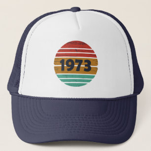 Casquette Né en 1973 cadeau d'anniversaire vintage