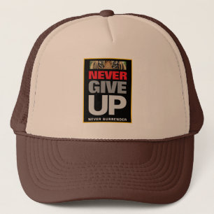 Casquette Ne jamais abandonner Ne jamais se rendre Motivatio