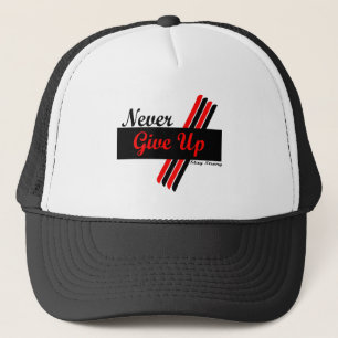 Casquette Ne jamais renoncer à rester forte inspiration rési