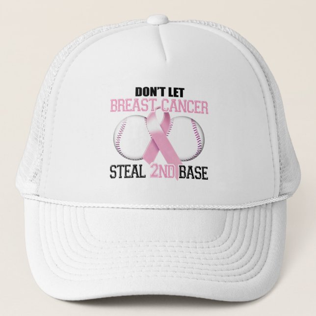 Casquette Ne laissez pas le cancer du sein voler la 2ème (Devant)