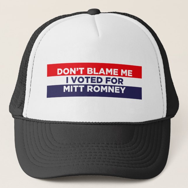 Casquette Ne me blâmez pas (Devant)