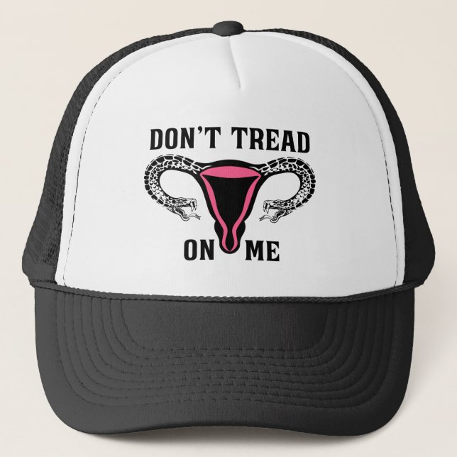 Casquette Ne me trompez pas sur le pro féministe du choix (Devant)