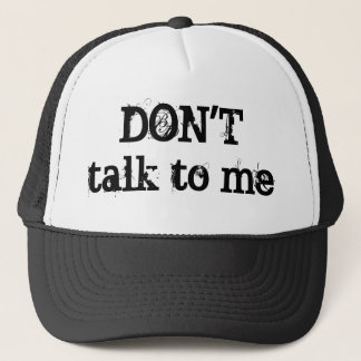 Casquette Ne parlez pas