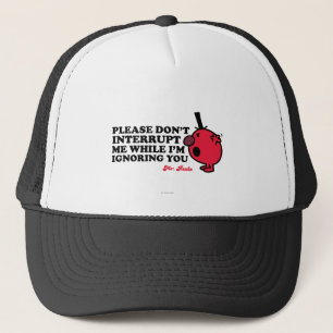 Casquette Ne Pas Interrompre M. Rude