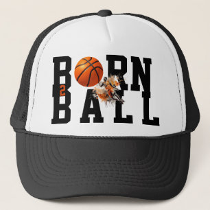 Casquette Né pour jouer au basket-ball