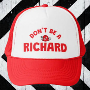 Casquette Ne soyez pas un Chapeau de camionneur Richard – Sa