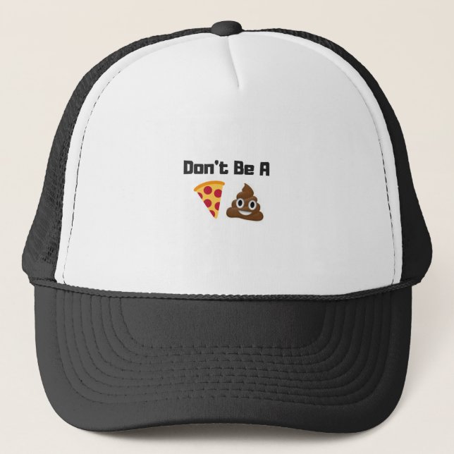 Casquette Ne soyez pas une conception drôle d'Emoji de (Devant)