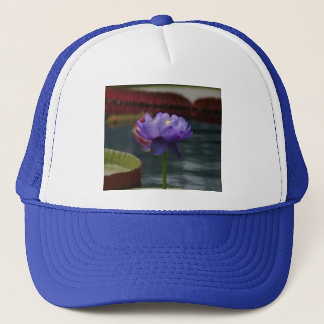 Casquette Nénuphar violet (Devant)