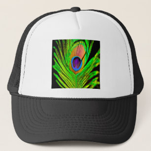 Casquette Neon Colors Peacock Feather