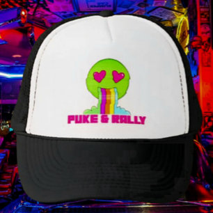Casquette Neon Puke & Rally Trucker   Retour de Fê