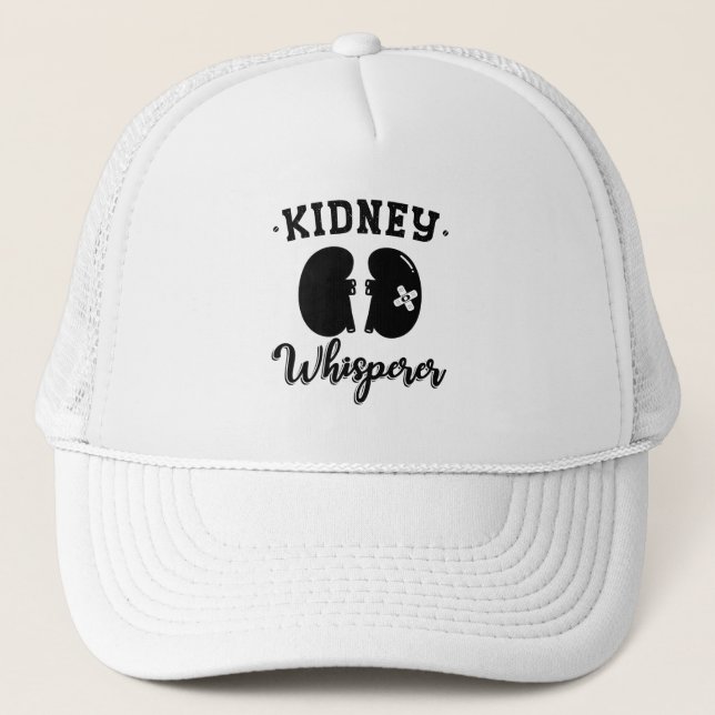 Casquette Nephrology Tech Rein Whisperer Dialyse Infirmière (Devant)