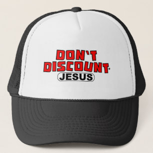 Casquette N'escomptez pas Jésus : Escomptez la parodie de