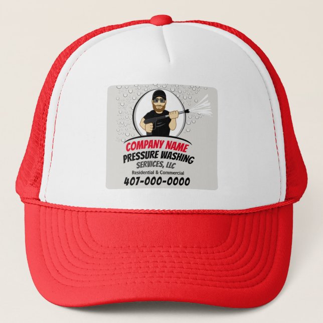 Casquette Nettoyage et lavage sous pression personnalisables (Devant)