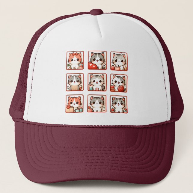 Casquette Neuf Émotions Feline (Devant)