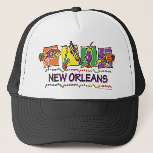 Casquette NEW-ORLÉANS-CARRÉS-eps