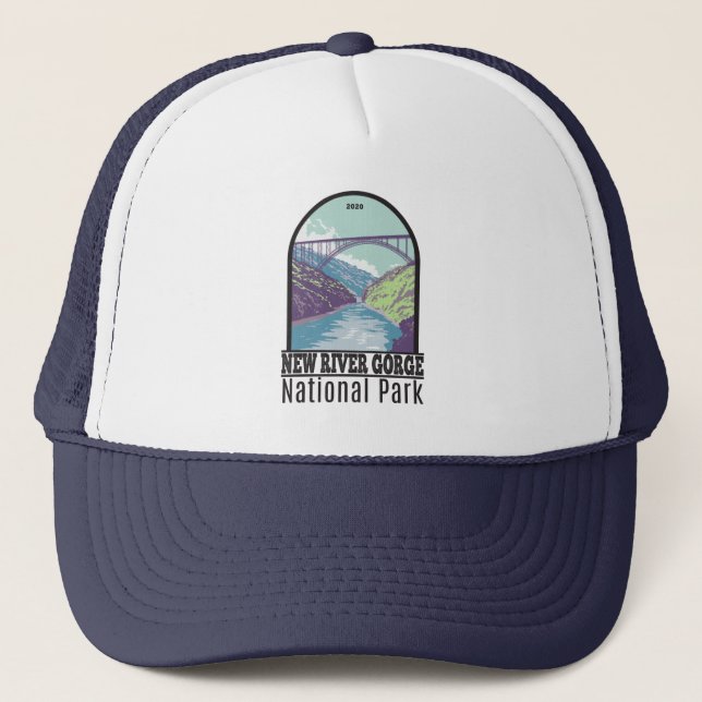 Casquette New River Gorge National Park West Virginia Bridge (Devant)
