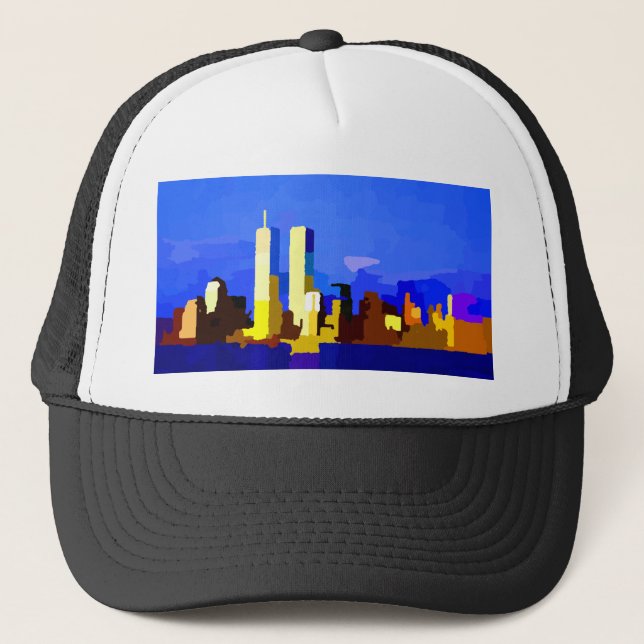 Casquette New York City Twin Towers Skyline (Devant)