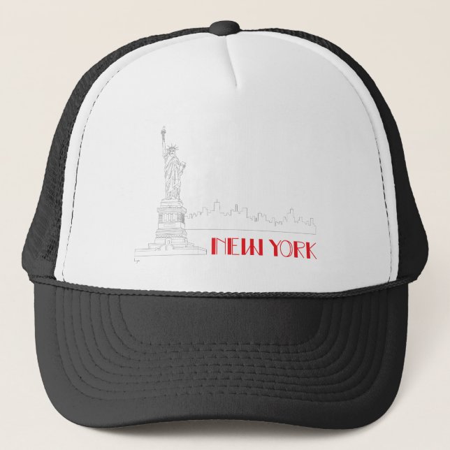 Casquette New-York, Cool de la Statue de la Liberté (Devant)