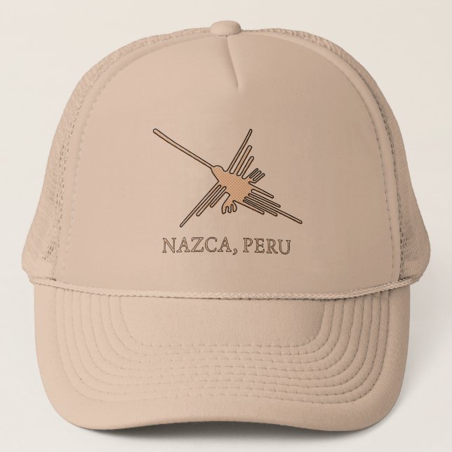 Casquette Newsprint de Nazca Hummingbird (Devant)