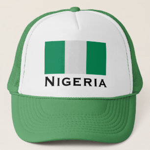 Casquette Nigeria avec le drapeau nigérian (Afrique de l'Oue