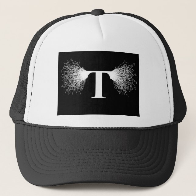 Casquette Nikola Tesla - bobine de Tesla - foudre (Devant)