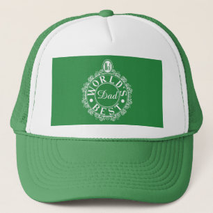 Casquette No.1 Worlds Best Papa Typographie personnalisée Bl
