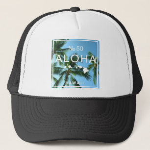 Casquette No. 50 Aloha Hawaii Palm Island Paradis