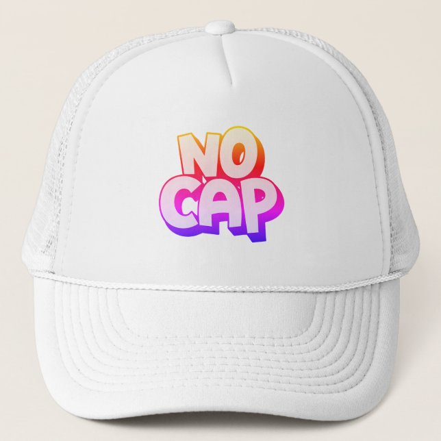 casquette "NO CASQUETTE" (Devant)