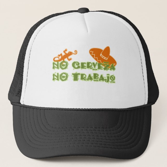 Casquette NO Cerveza No Trabajo (Devant)