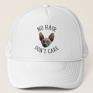 Casquette No Hair Don't Care Funny Sphynx Cat