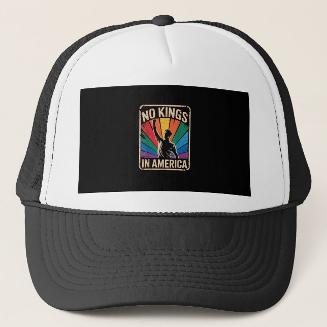 Casquette No Kings In America Since 1776 Patriotic Style (Devant)